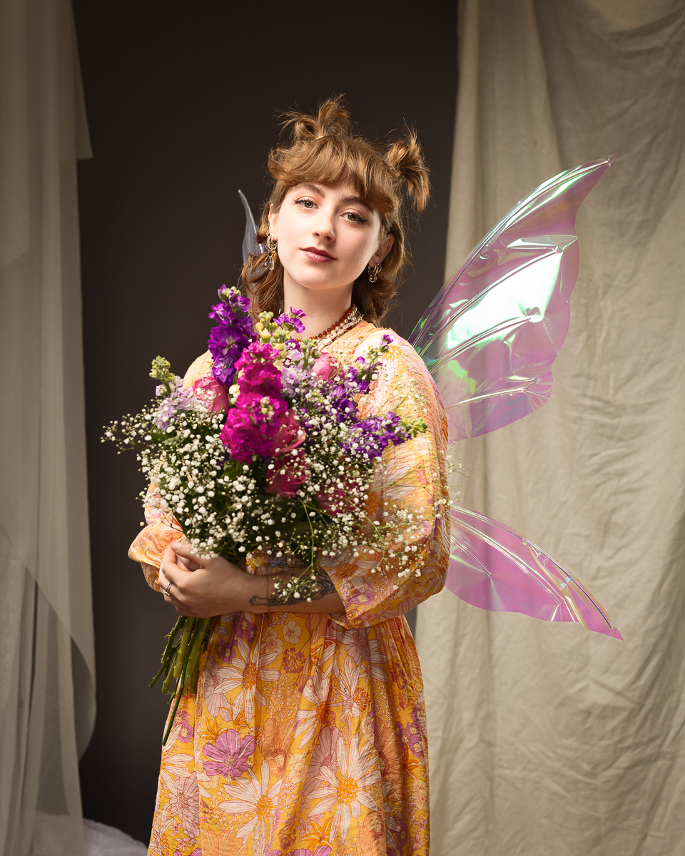 Fairy-Inspired Portrait Studio Shoot with Creative Flair