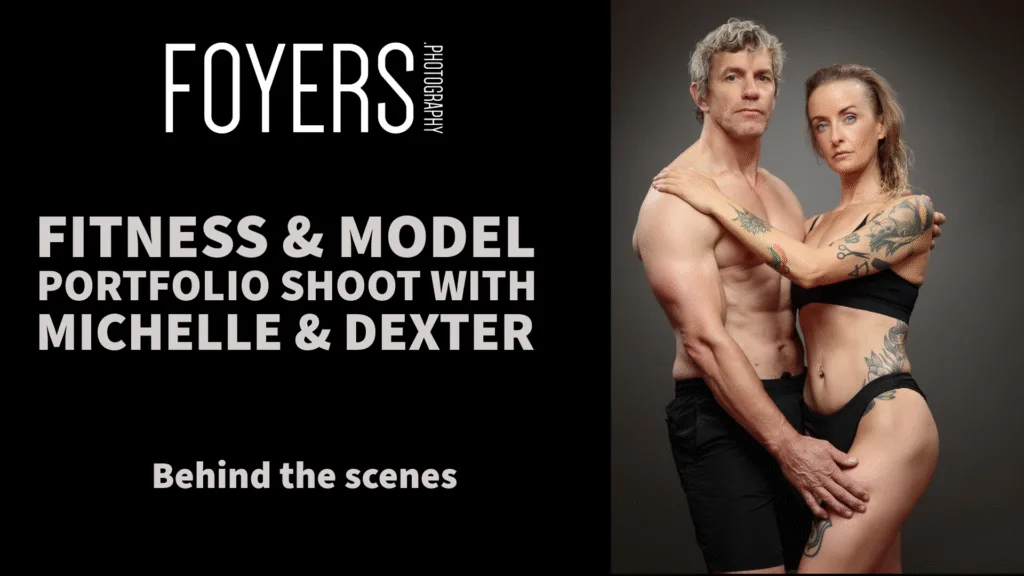 Fitness and model portfolio shoot behind the scenes